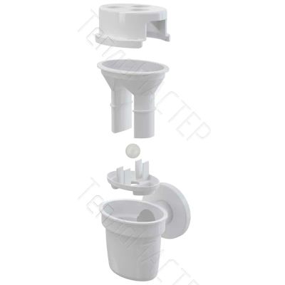 Лот: 24898495. Фото: 1. AlcaPlast Воронка с шариком для... Водоотведение, водостоки и канализация