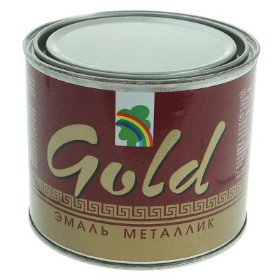 Лот: 19508091. Фото: 1. GOLD Эмаль декоративная металлик... Краски, лаки, растворитель