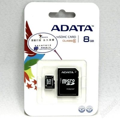 Лот: 1508479. Фото: 1. Карта памяти Adata MicroSd/SDHC... Карты памяти