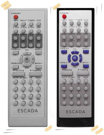 Лот: 11089857. Фото: 1. Пульт Escada ES-AS520A, ES-AS521A... Пульты ДУ