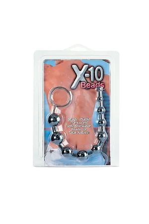 Лот: 4754684. Фото: 1. Анальная цепочка X-10 BEADS 1233-03-2. Игрушки