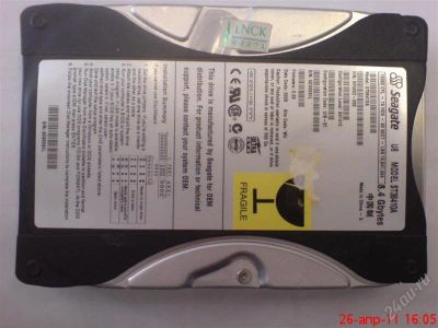 Лот: 927094. Фото: 1. Жесткий диск 8,4 гб, рабочий. Жёсткие диски (HDD)