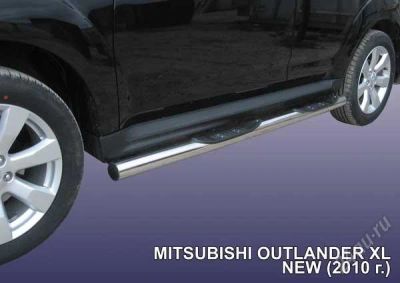 Лот: 5500899. Фото: 1. Пороги с проступями ф76 Mitsubishi... Детали тюнинга