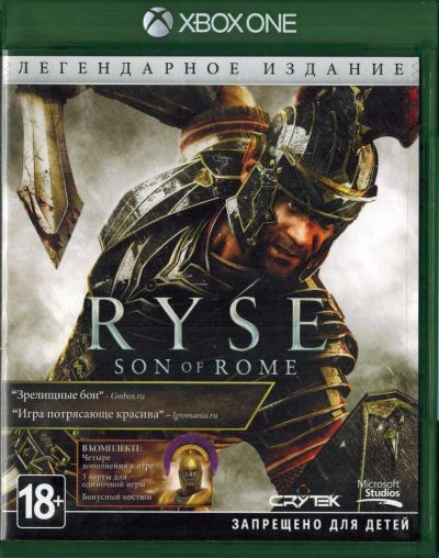 Лот: 6092299. Фото: 1. Игра для XBOX ONE RYSE на русском... Игры для консолей