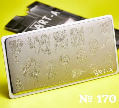 Лот: 15481386. Фото: 1. Пластина для стемпинга Art-A 170. Украшения, дизайн ногтей