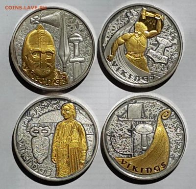 Лот: 9575183. Фото: 1. Андорра 10 динар 2008 Викинги... Наборы монет