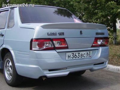 Лот: 9654905. Фото: 1. Задний бампер "V-MAX " ВАЗ 2115. Детали тюнинга