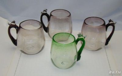Лот: 17148331. Фото: 1. Чашки кружки стеклянные ручной... Фарфор, керамика
