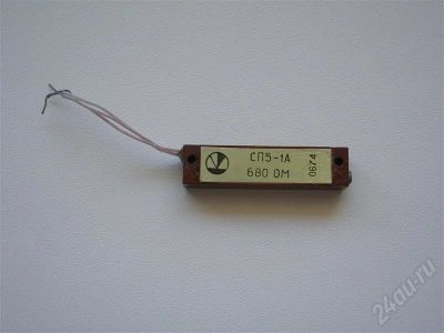 Лот: 493652. Фото: 1. подстроечный резистор СП5-1А 680... Резисторы
