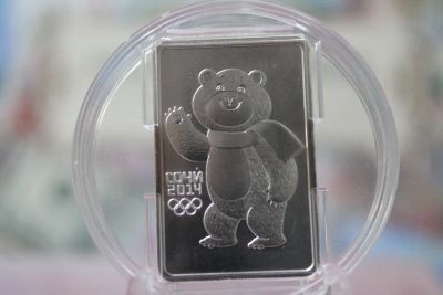 Лот: 23329856. Фото: 1. 3 рубля 2014 года Серебро - Олимпийские... Россия после 1991 года