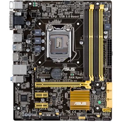 Лот: 15332921. Фото: 1. Игровая материнка Asus B85M-G... Материнские платы