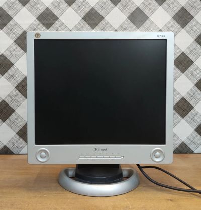 Лот: 20014997. Фото: 1. Монитор Hansol H755 с колонками... ЖК-мониторы