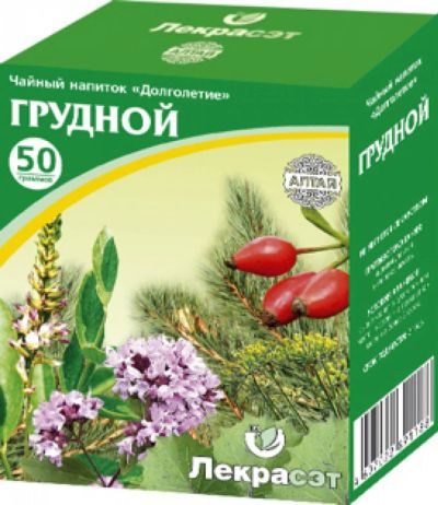 Лот: 6991564. Фото: 1. Сбор грудной, 50г. Антисептики, защитные средства, медицинские маски