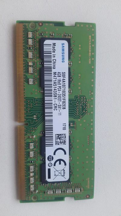 Лот: 11588426. Фото: 1. Модуль памяти DDR4 SO DIMM 4Gb... Оперативная память