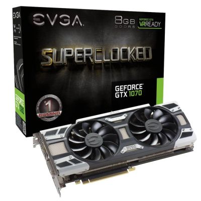 Лот: 8332366. Фото: 1. EVGA GeForce GTX 1070. Видеокарты