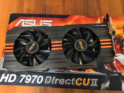 Лот: 13500613. Фото: 1. Видеокарта ASUS HD7970. Видеокарты