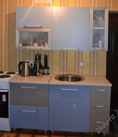 Лот: 1374656. Фото: 1. Кухонный гарнитур 1,5м с мойкой. Кухонные гарнитуры