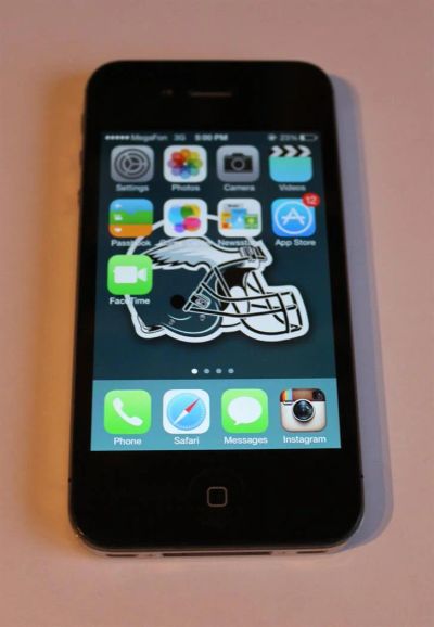 Лот: 3411180. Фото: 1. iPhone 4s 32gb black (freesim... Смартфоны