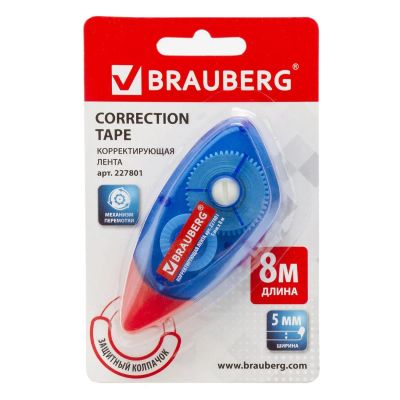 Лот: 24525311. Фото: 1. Корректирующая лента Brauberg... Другое (канцелярские и офисные товары)
