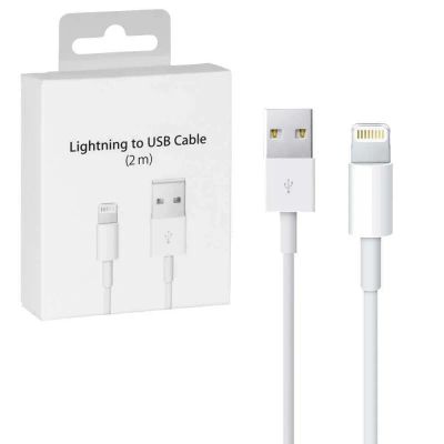 Лот: 19917180. Фото: 1. Кабель USB - Lightning (2 метра... Дата-кабели, переходники