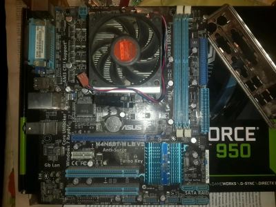 Лот: 9994188. Фото: 1. Комплект, материнская плата ddr3... Материнские платы