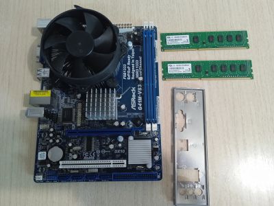 Лот: 24862720. Фото: 1. Материнская плата ASRock G41M-VS3... Материнские платы