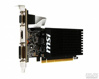 Лот: 10435773. Фото: 1. Видеокарта MSI GeForce GT 710... Видеокарты