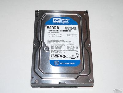 Лот: 5668167. Фото: 1. Жесткий диск WD5000AAKS 500GB... Жёсткие диски (HDD)