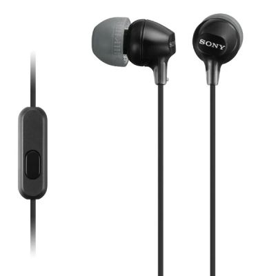 Лот: 24523896. Фото: 1. Наушники Sony MDR-EX15AP Black. Наушники, гарнитуры