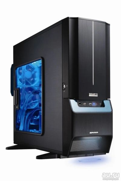 Лот: 9850180. Фото: 1. Gigabyte 3D Aurora 570 Black Full-Tower. Корпуса, блоки питания