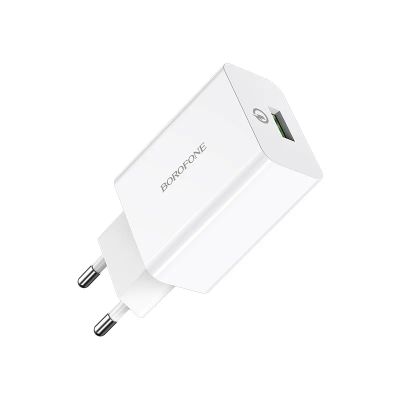 Лот: 24950098. Фото: 1. Зарядное_устройство - USB 18W... Зарядные устройства, блоки питания, адаптеры сетевые для смартфонов
