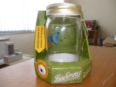 Лот: 2149920. Фото: 1. Электронная бабочка в банке. Сувенирные наборы