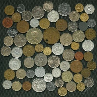 Лот: 886984. Фото: 1. (№984)иностранные монеты одним... Другое (монеты)