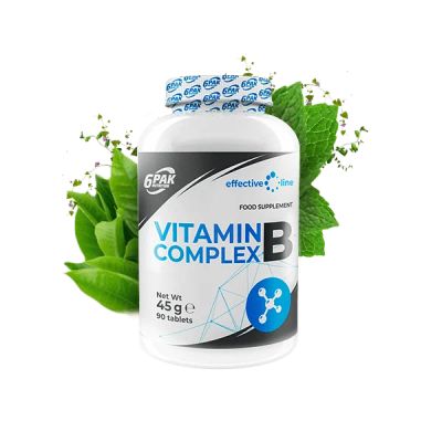 Лот: 18820278. Фото: 1. 6PAK Vitamin B complex 90 таб. Спортивное питание, витамины