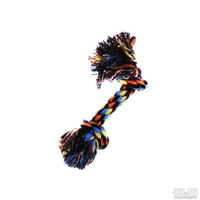 Лот: 10405744. Фото: 1. Игрушка triol веревка 2 узла для... Игрушки для животных