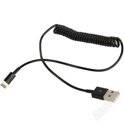 Лот: 2958425. Фото: 1. USB дата кабель витой (пружинкой... Дата-кабели, переходники