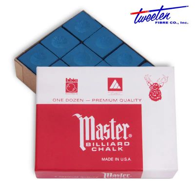 Лот: 22370872. Фото: 1. Мел Tweeten Master Blue 12шт. Бильярд, боулинг