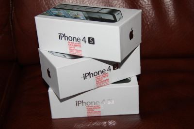 Лот: 4199705. Фото: 1. новый Ipohne 4s 32gb черный... Смартфоны