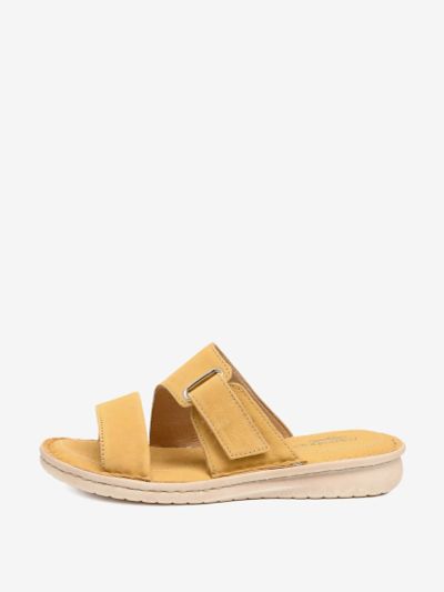 Лот: 25532881. Фото: 1. Шлепанцы женские RELAXSHOE, Желтый. Сандалии
