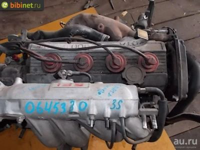 Лот: 13327159. Фото: 1. двигатель на Toyota Carina 3S-FE. Двигатель и элементы двигателя