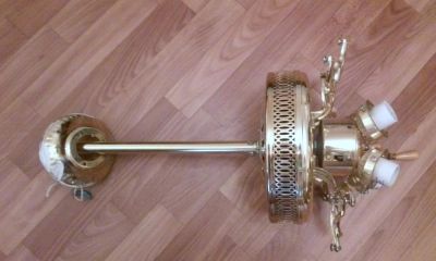 Лот: 6518805. Фото: 1. люстра-вентилятор без плафонов... Другое освещение