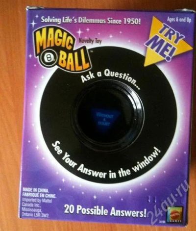 Лот: 246693. Фото: 1. Магический шар (magic 8 ball). Разное