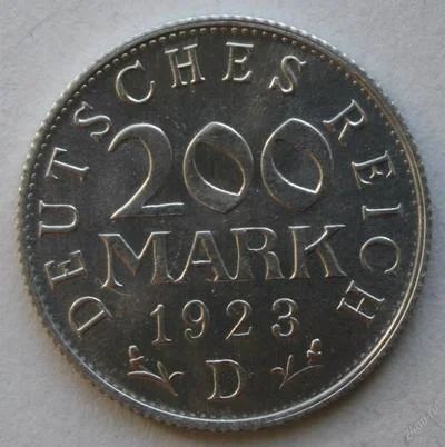 Лот: 3854716. Фото: 1. 200 марок 1923 год. Германия... Германия и Австрия