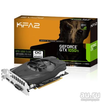 Лот: 13845695. Фото: 1. Видеокарта KFA2 GeForce GTX 1050... Видеокарты