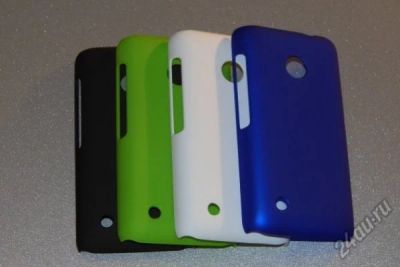 Лот: 5633288. Фото: 1. Пластиковый чехол Nokia 530 Синий... Чехлы, бамперы