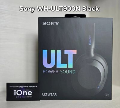 Лот: 25547316. Фото: 1. Sony WH-ULT900N Black (Новые). Наушники, гарнитуры