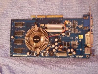 Лот: 59626. Фото: 1. ASUS Geforce EN6600GT/HTD/256M... Красноярск