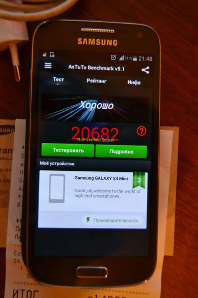 Лот: 4711818. Фото: 1. Samsung galaxy s4 mini. Смартфоны