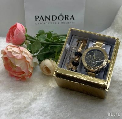 Лот: 15489381. Фото: 1. Подарочный набор часы и браслет. Подарки на 14 февраля