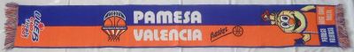 Лот: 10676059. Фото: 1. Шарф BC Pamesa Valencia (Испания... Спортивная символика и атрибутика
